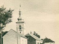 Crkva sv. Barbare 1935. godine (foto Vladimir Horvat)